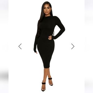 Long Sleeve Midi Dress